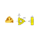 Threading Inserts RT16.01W/16.01N-8/10/12/14/16AC - Makotools Industrial Supply Tools for Metal Cutting